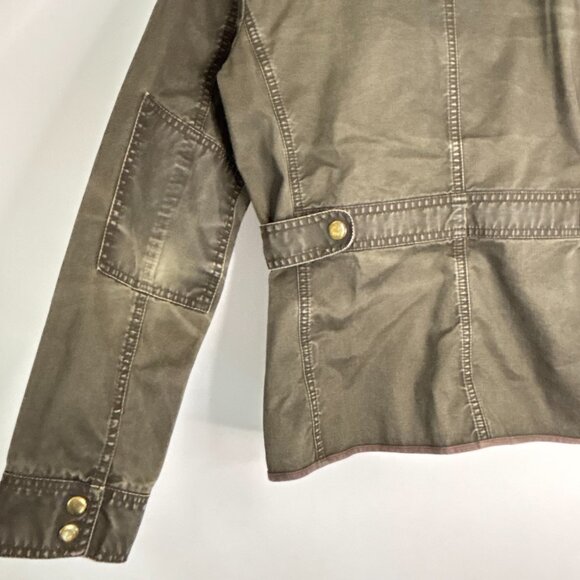 J. Crew Green Military Utility Grunge Jacket Women's Size Small D106 - Picture 15 of 16